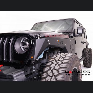 Jeep Wrangler JL Fender Flares - Fab Fours - Front - Base System